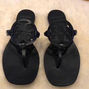 Tory Burch Miller Sandals Navy